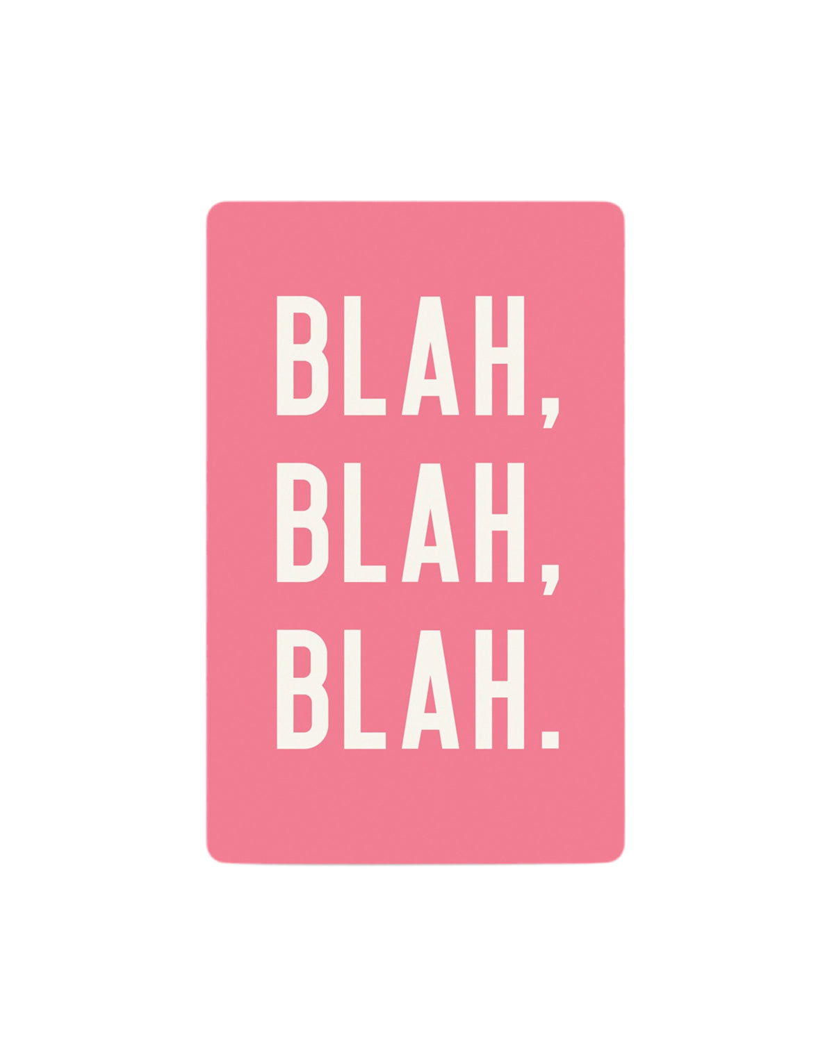 Postkarte | Lunacard Blah Blah Blah