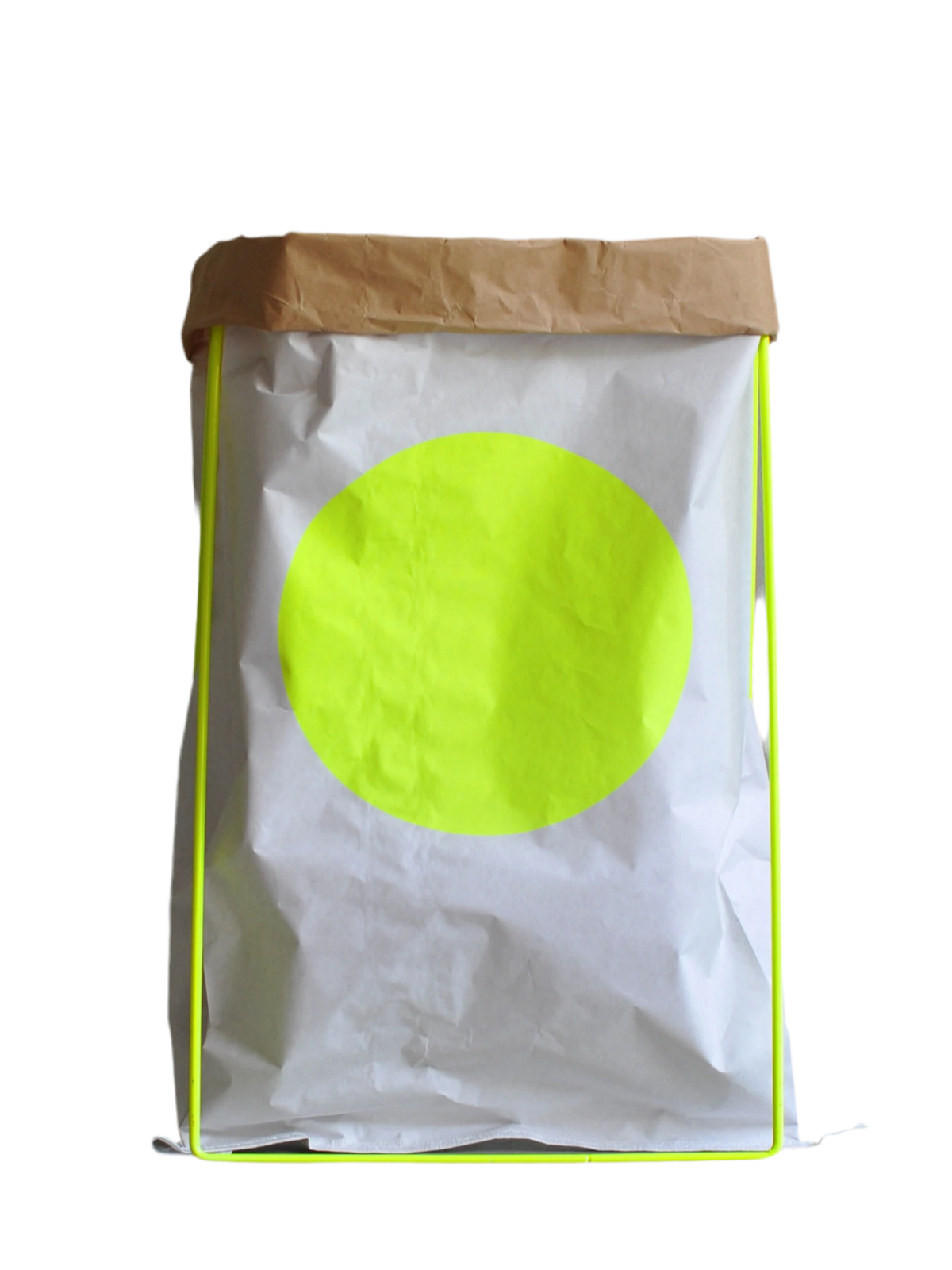 Papiertaschen Halter | Neon Gelb