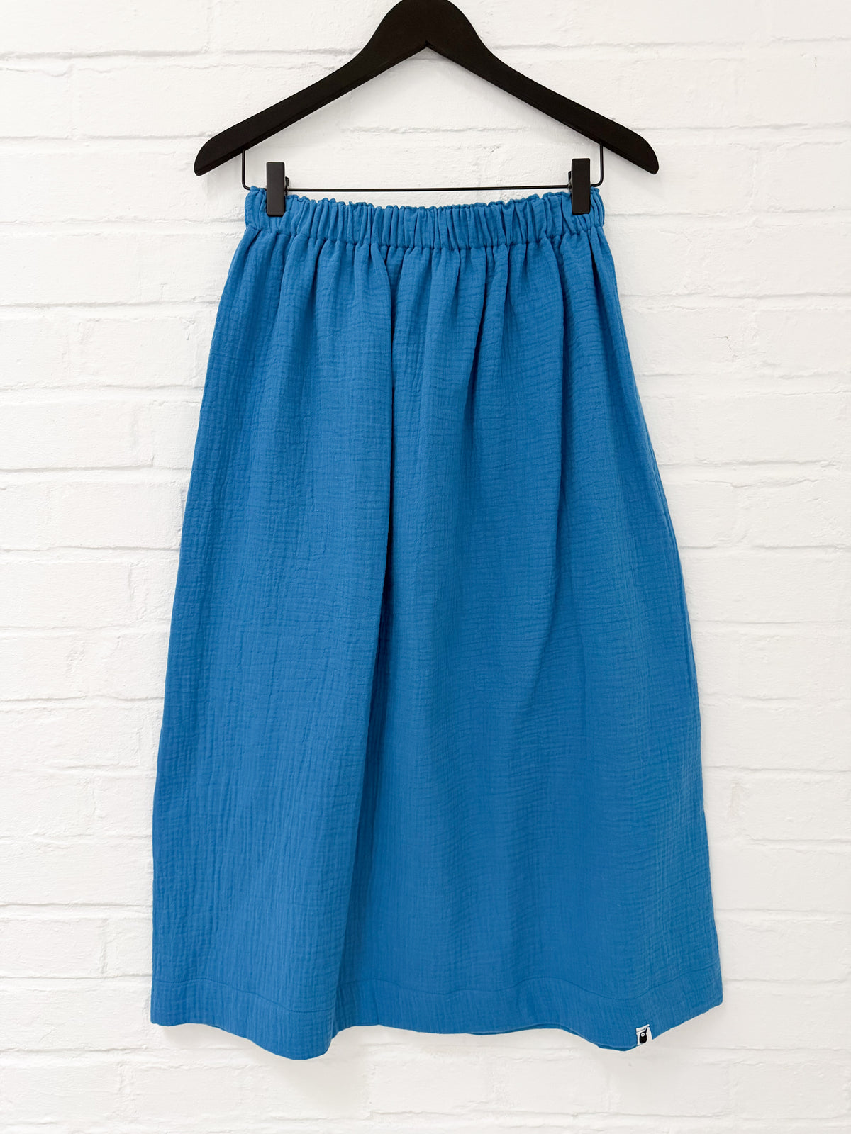 Damen Musselin Rock | Indigo