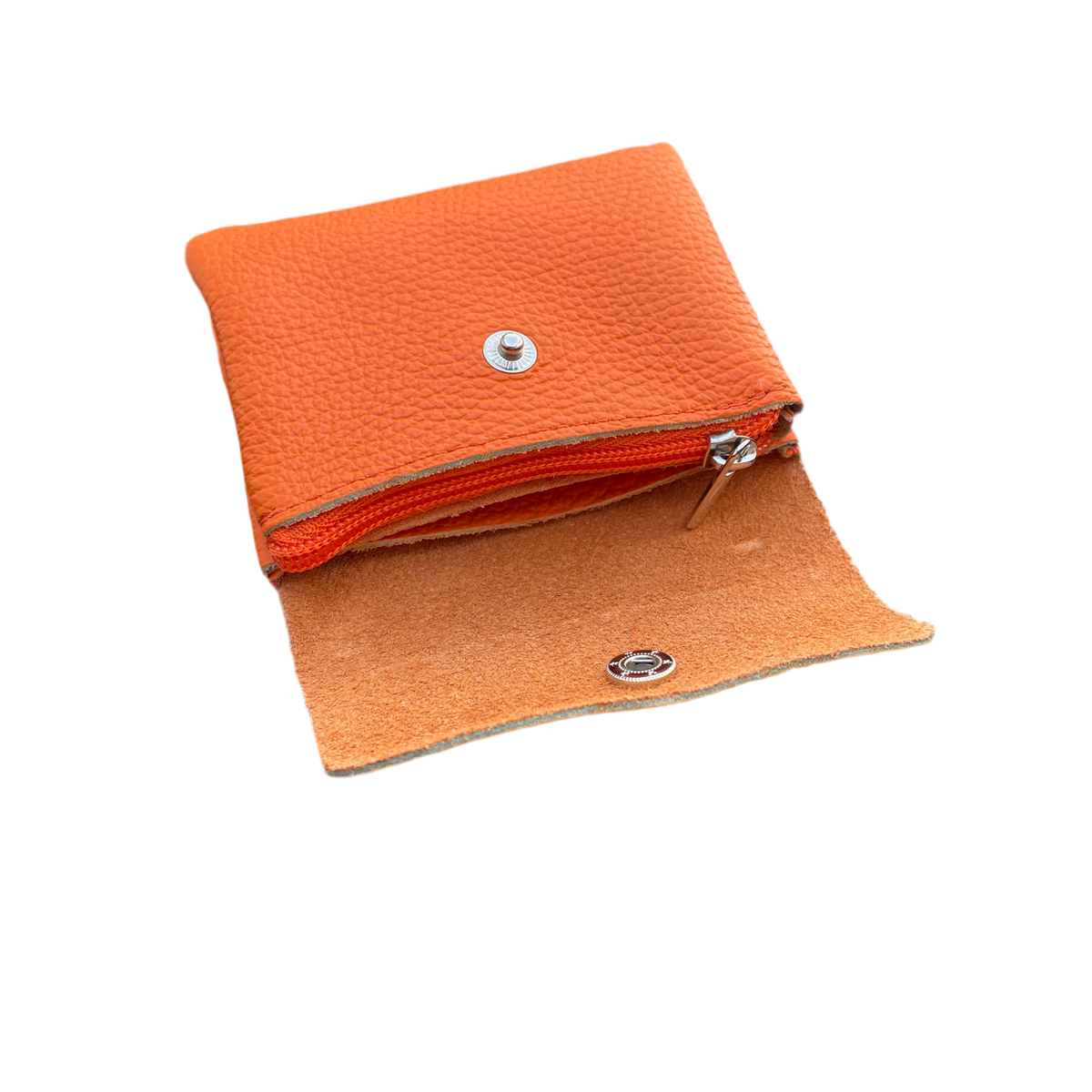 Geldbeutel klein | Leder | orange