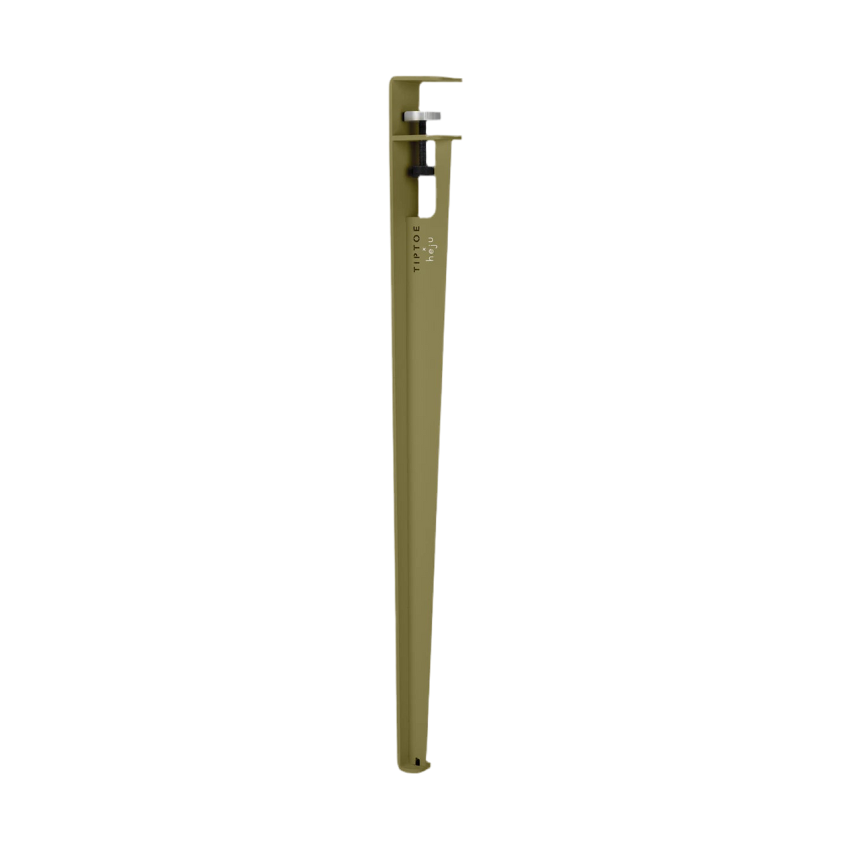 Tisch- und Schreibtischbein 75cm | x HEJU heidekrautgrün
