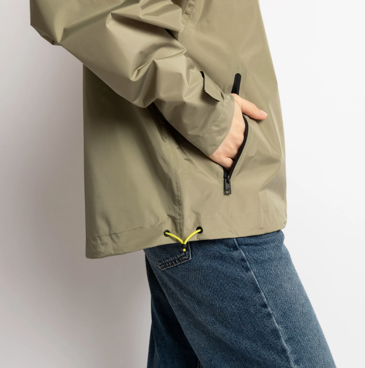 Regen-Jacke Uni | pale olive
