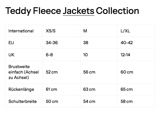 Teddy Fleece Jacke | Ash Plum