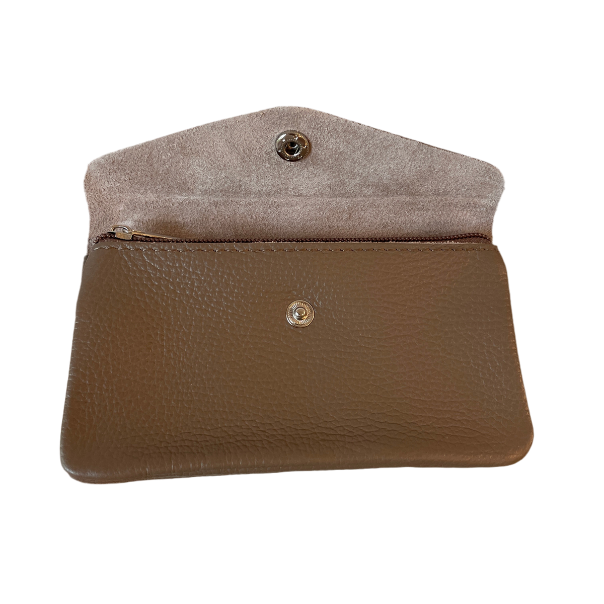 Geldbeutel medium | Leder | taupe