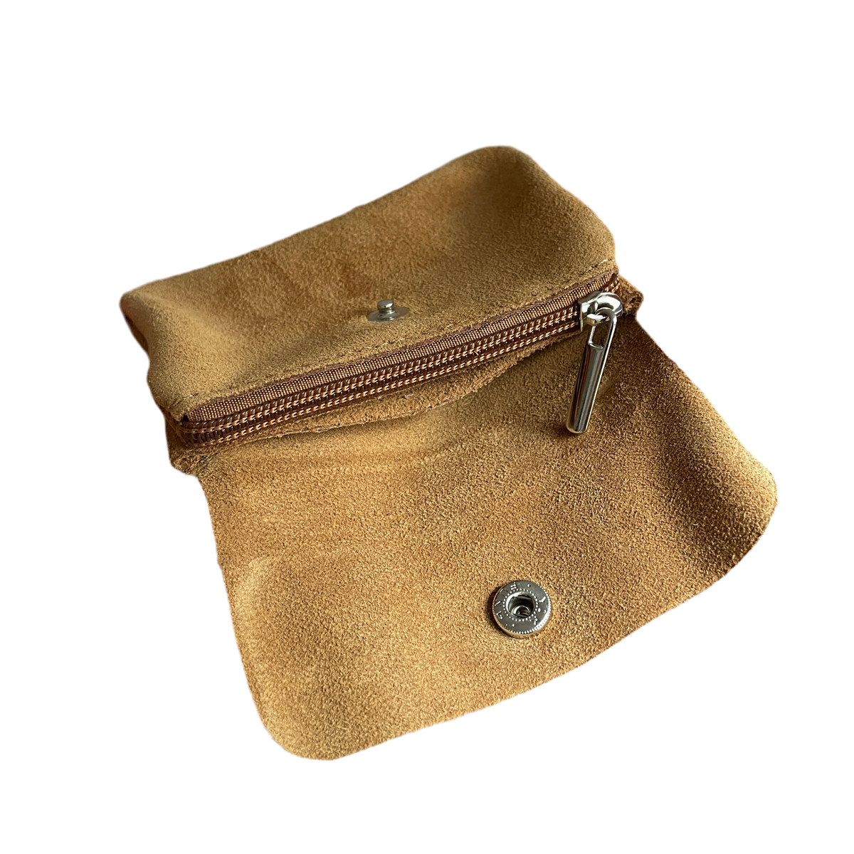Geldbeutel klein | Wildleder | braun