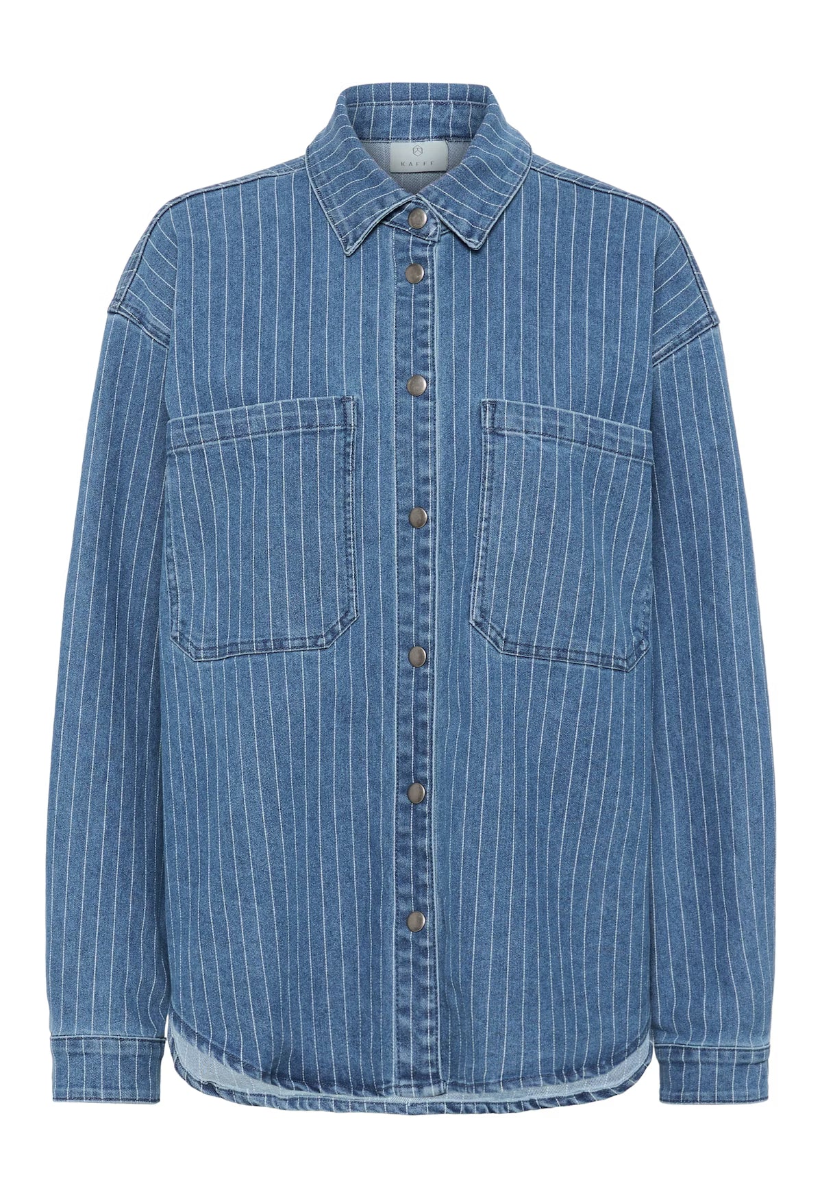 Denimhemd KAreece | Medium Blue Pinstripes