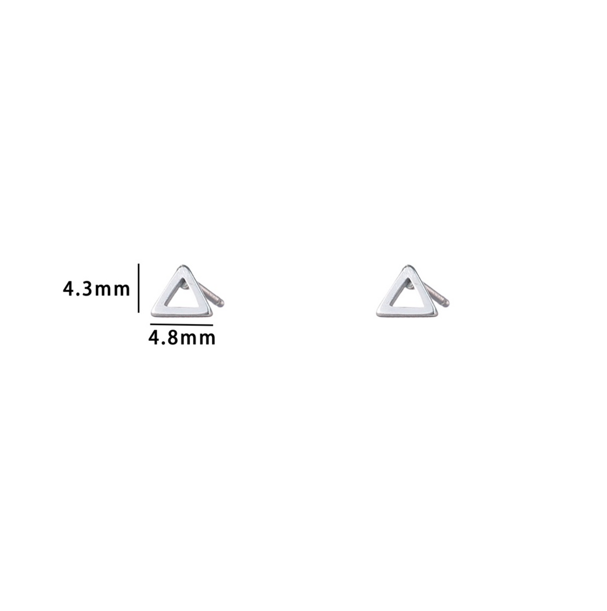 Ohrstecker | Open Triangle