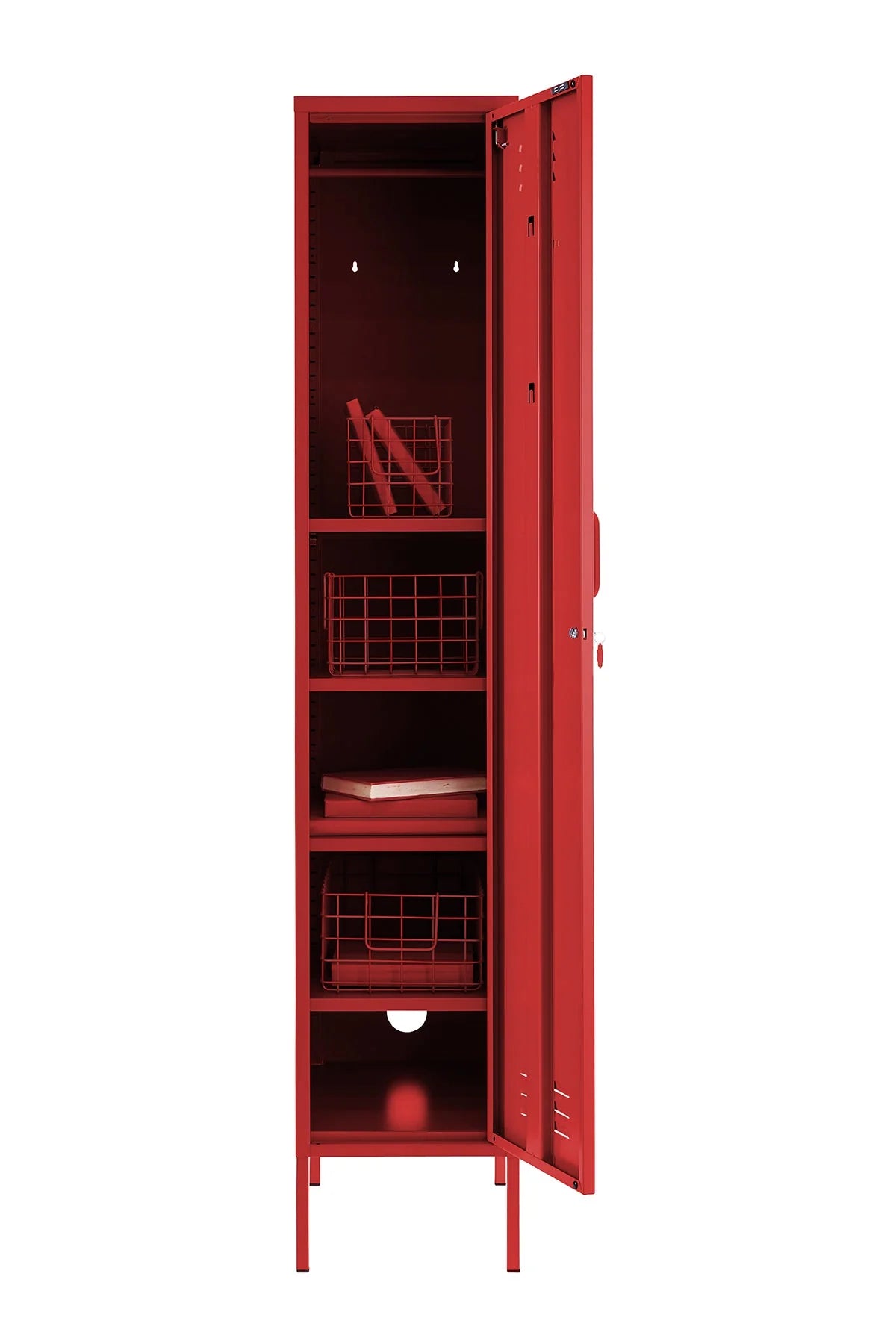 Metallspind | THE SKINNY | poppy red