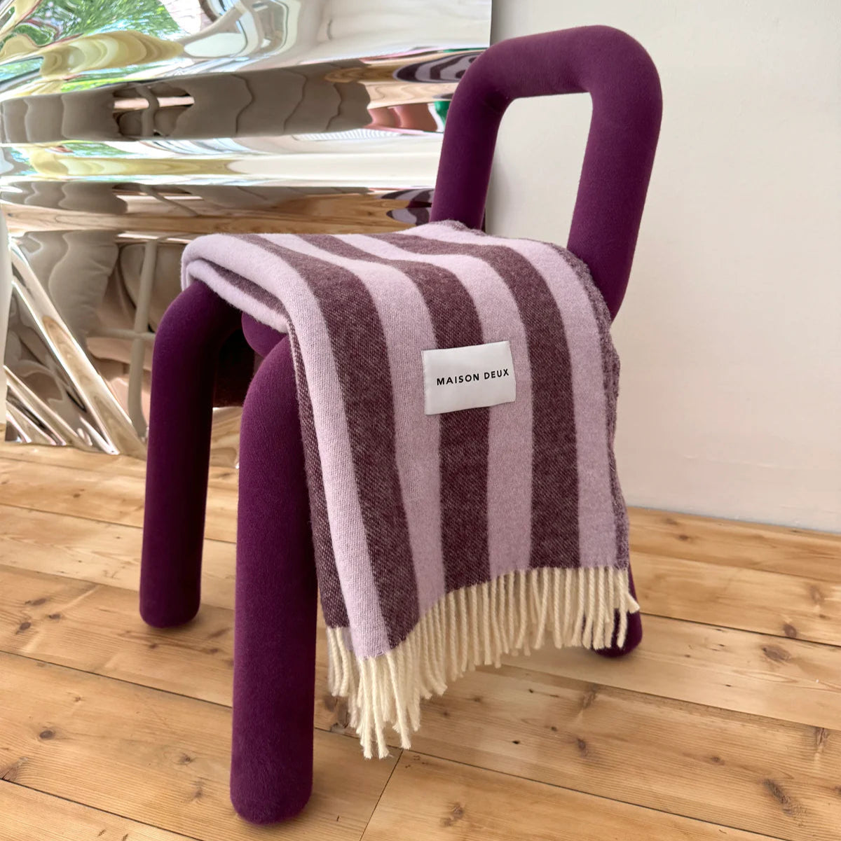 Wolldecke Candy Wrap | Lila/Aubergine