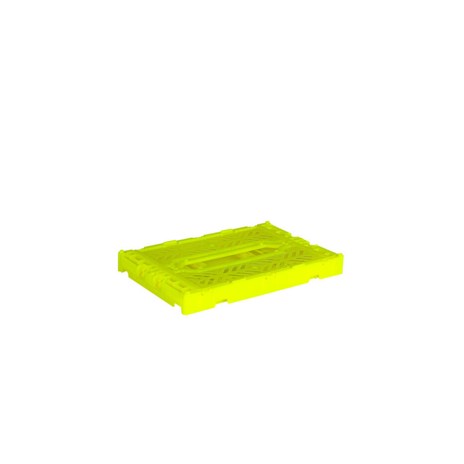 Aykasa Klappbox Mini in der Farbe Neon Yellow bei Frau Rabe im Concept Store Die Halle