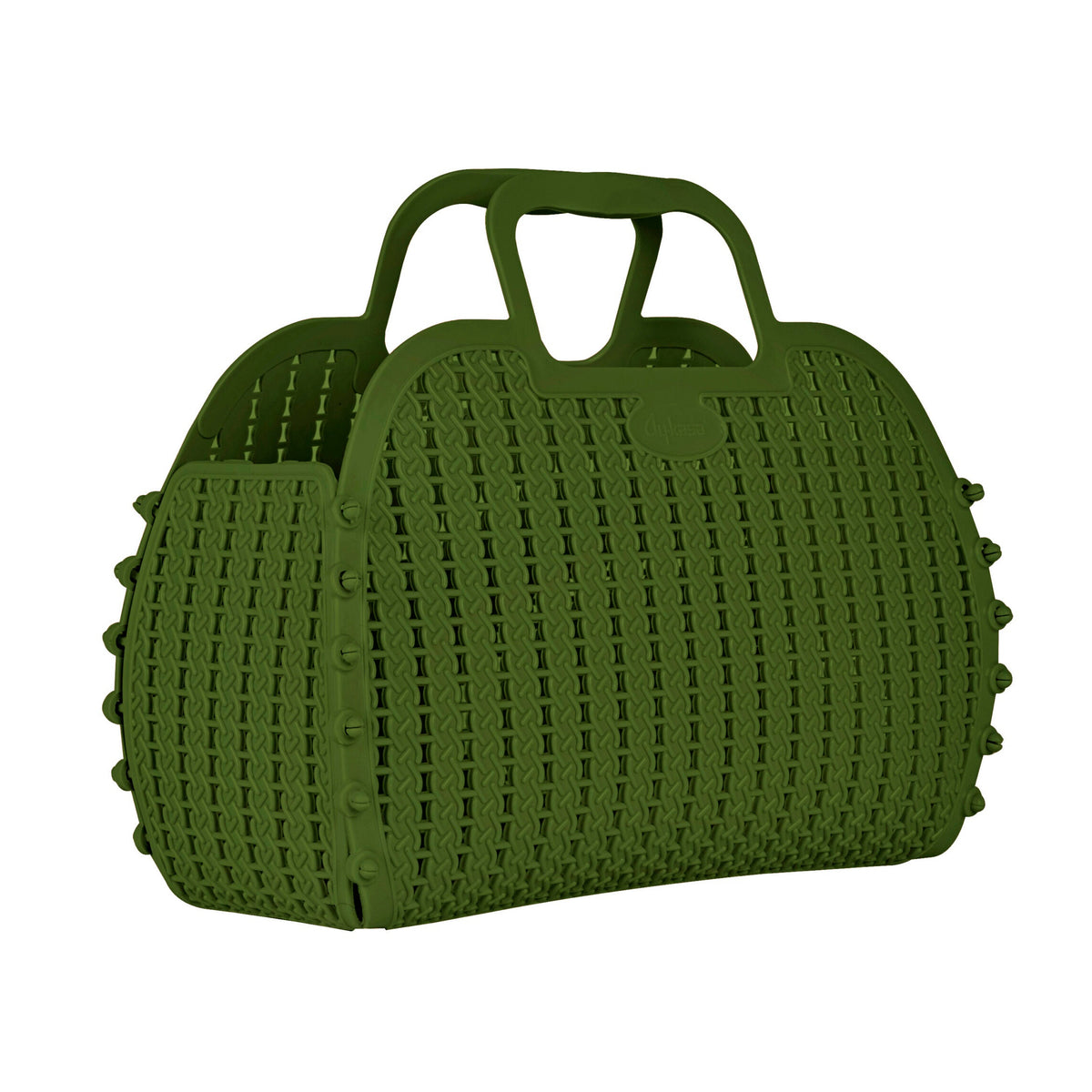 Korbtasche faltbar | Mini Khaki