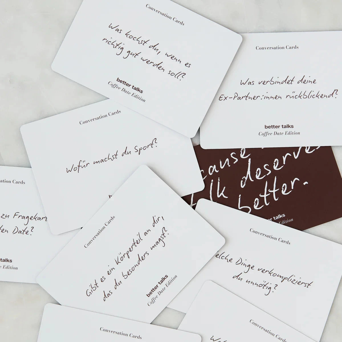 better talks Kartenset | Coffee Date Edition