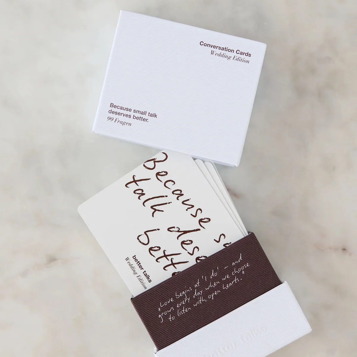 better talks Kartenset | Wedding Edition