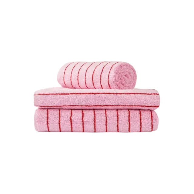 Gästehandtuch Naram | Baby Pink & Ski Patrol