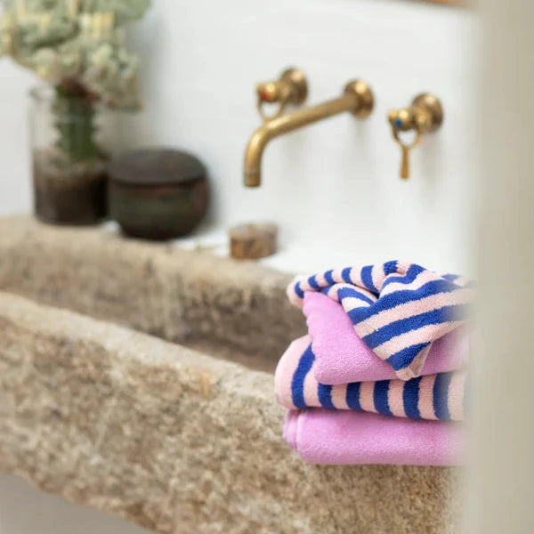 Badetuch Naram | Dazzling Blue & Rose
