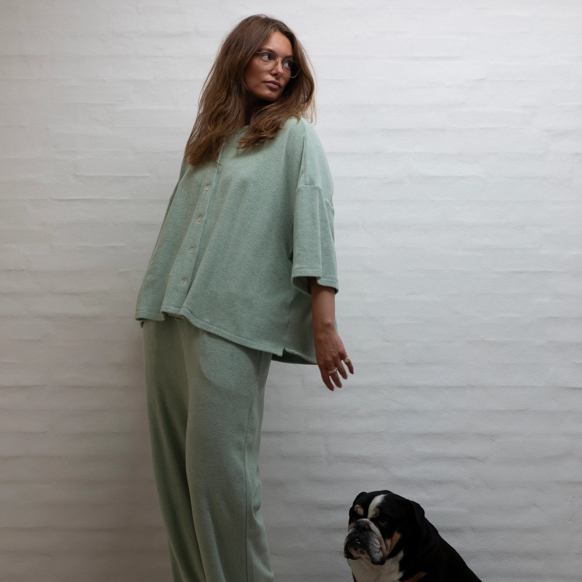 Oversized Shirt Naram | Silver Sage