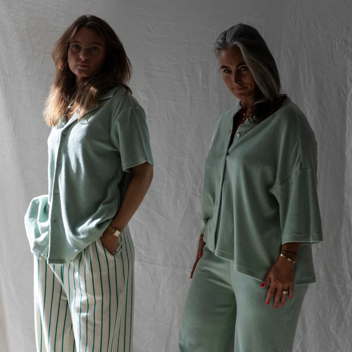 Oversized Shirt Naram | Silver Sage