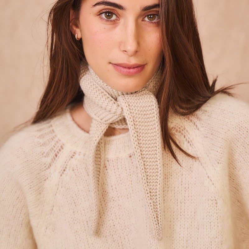 Strickschal Écharpe Sophie | Ecru