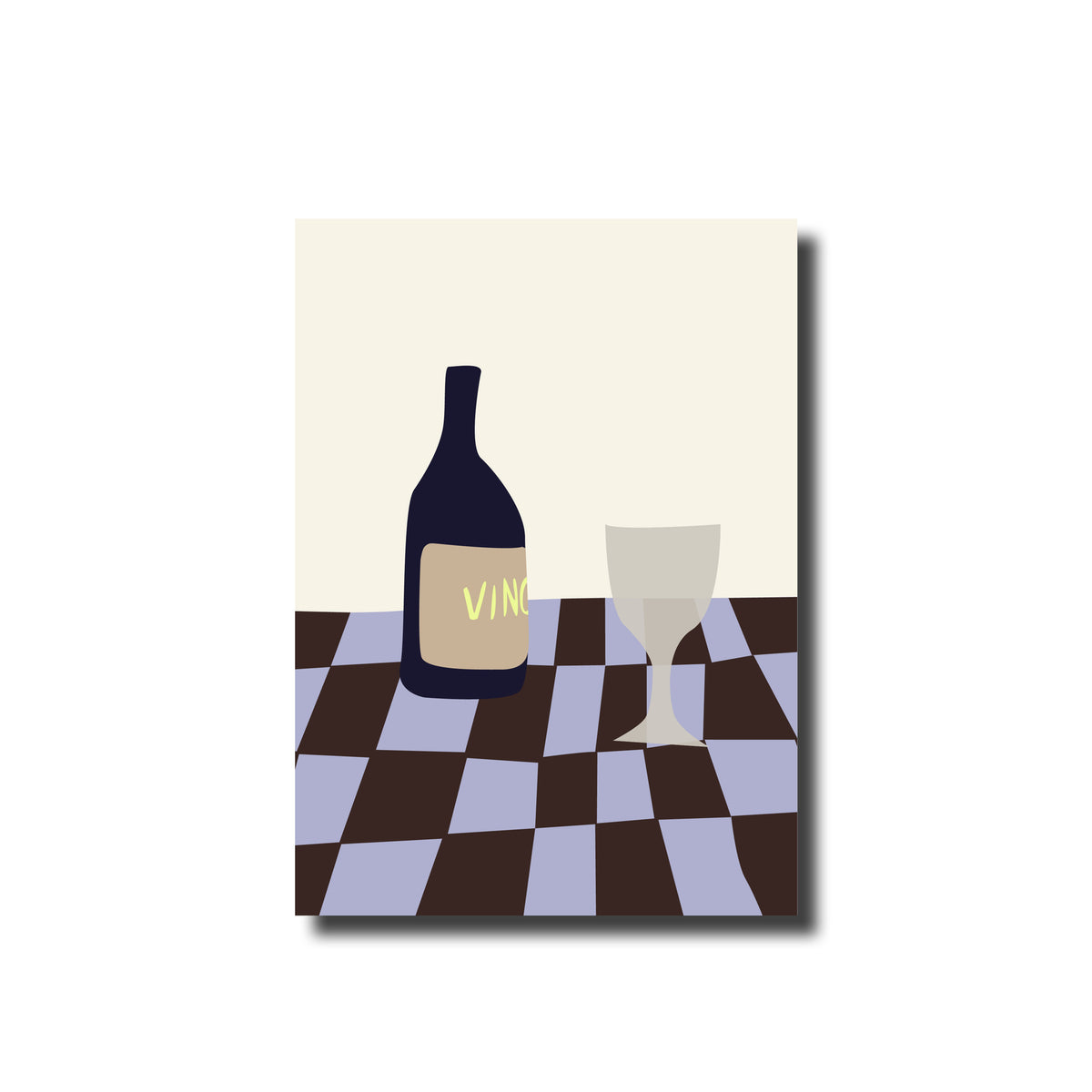 Postkarte | Vino