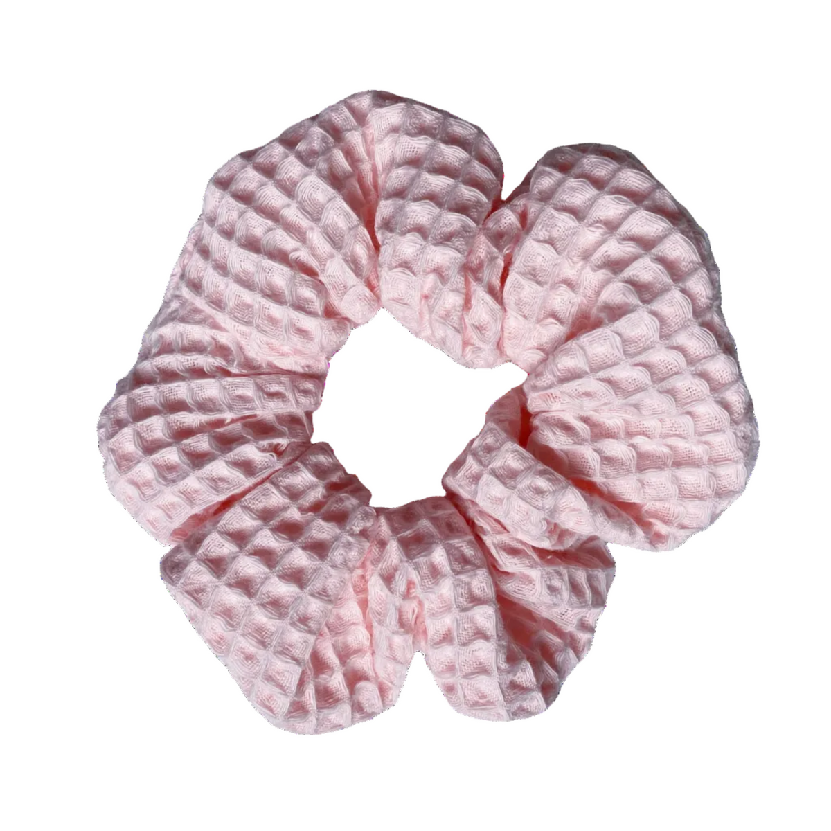 Scrunchie | Waffelpique Pastellrosa
