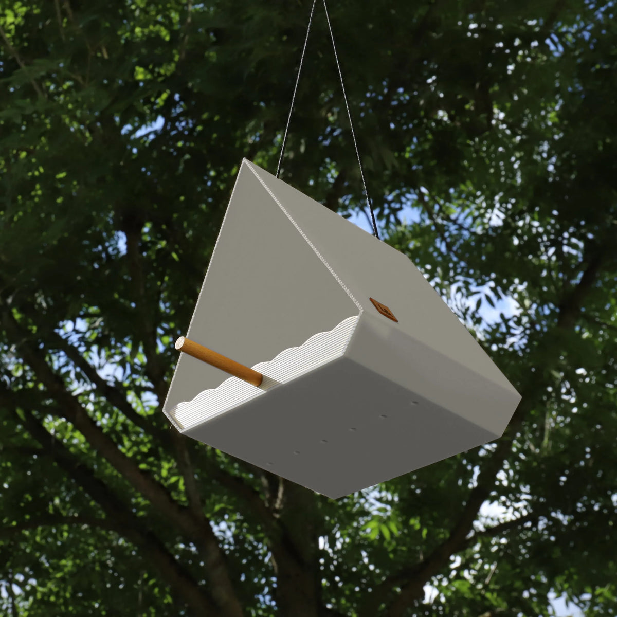 Vogelhaus Noa "L" | Betongrau