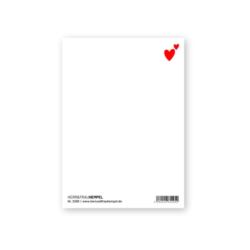 Postkarte aus Holzschliffpappe | PERFECT MATCH