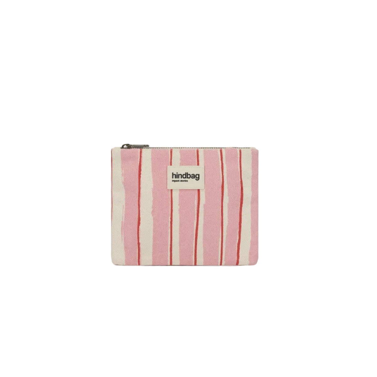 Täschchen Lou | Streifen Rot & Rosa