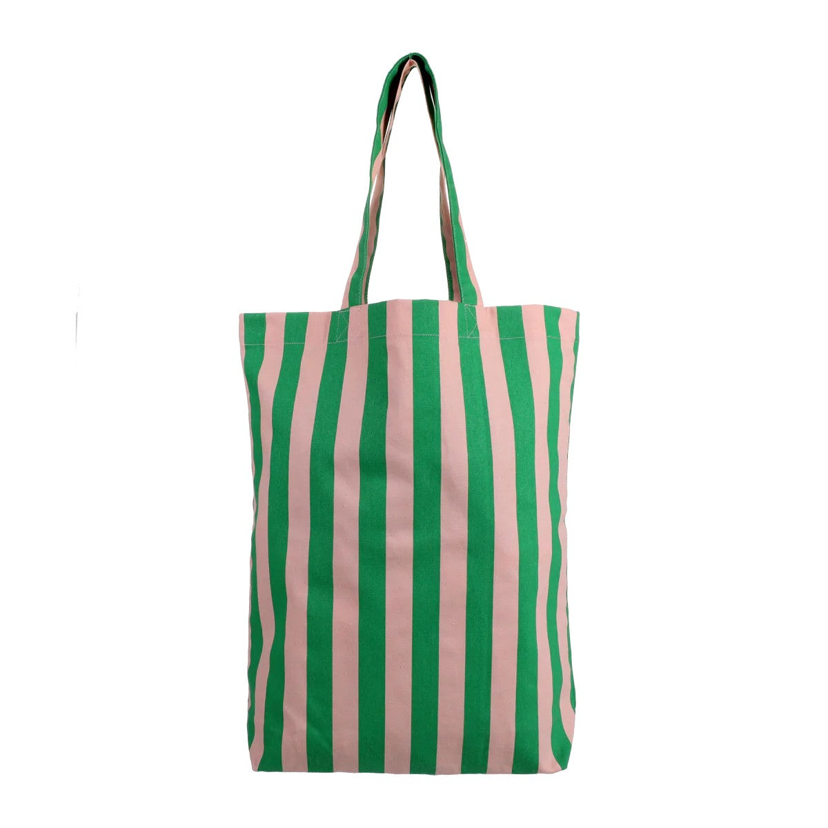 Baumwolltasche in der Farbe Grasgrün und Zartrosa bei Frau Rabe in Die Halle
