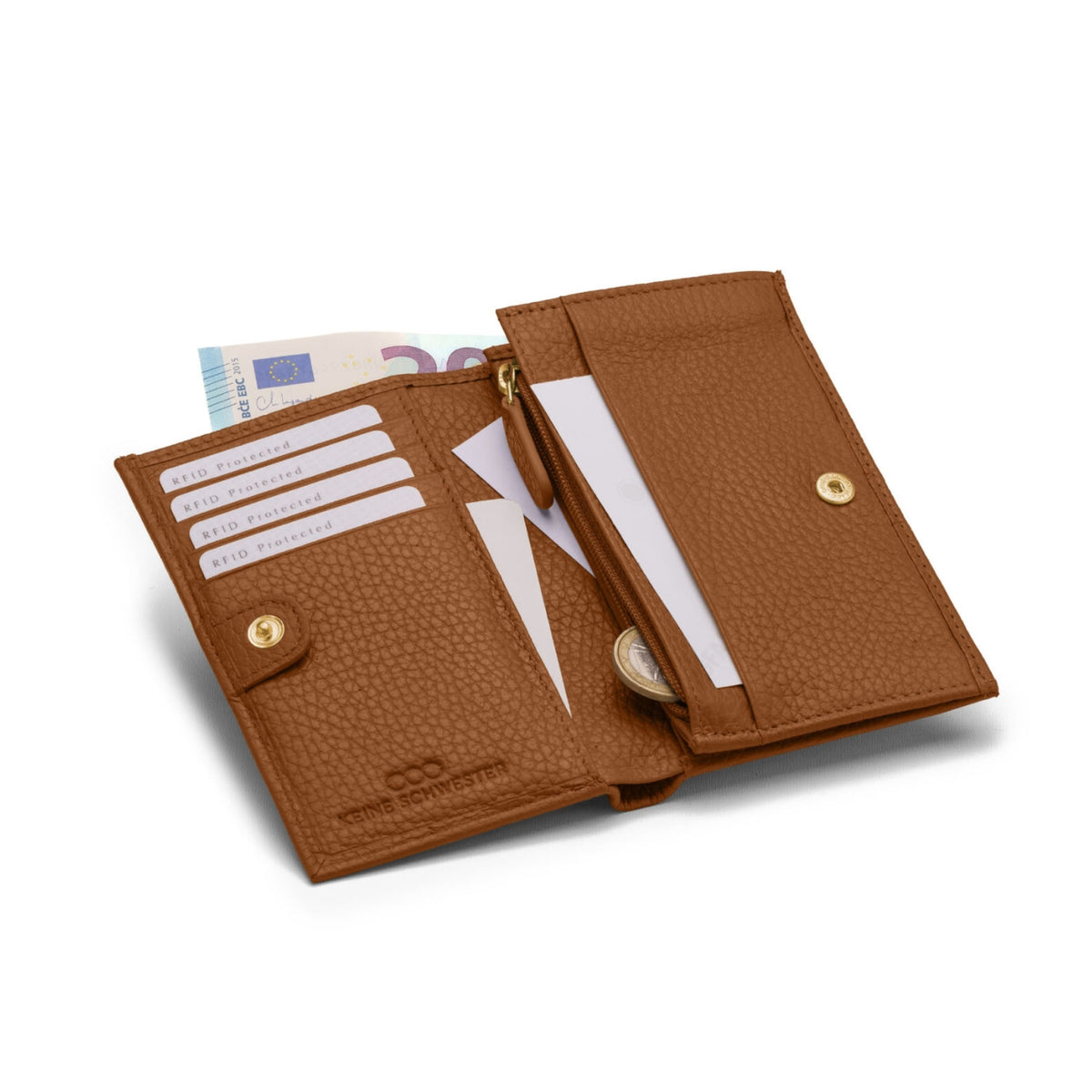 Geldbeutel Lou | Karamell