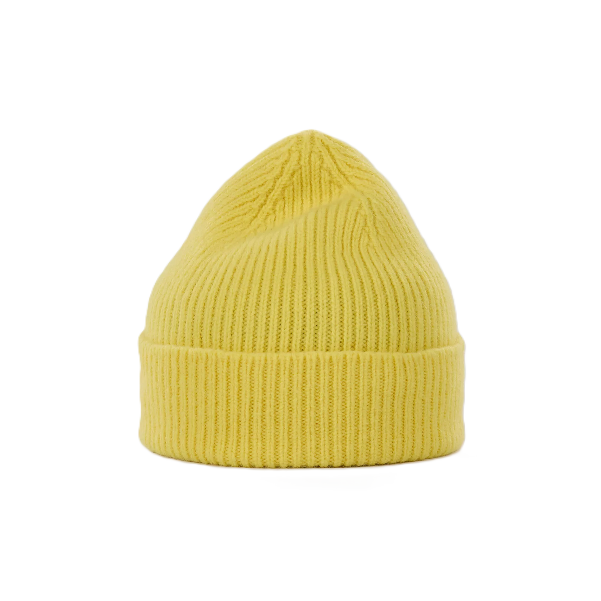 Beanie in der Farbe Acid Yellow von Le Bonnet bei Frau Rabe im Concept Store Die Halle