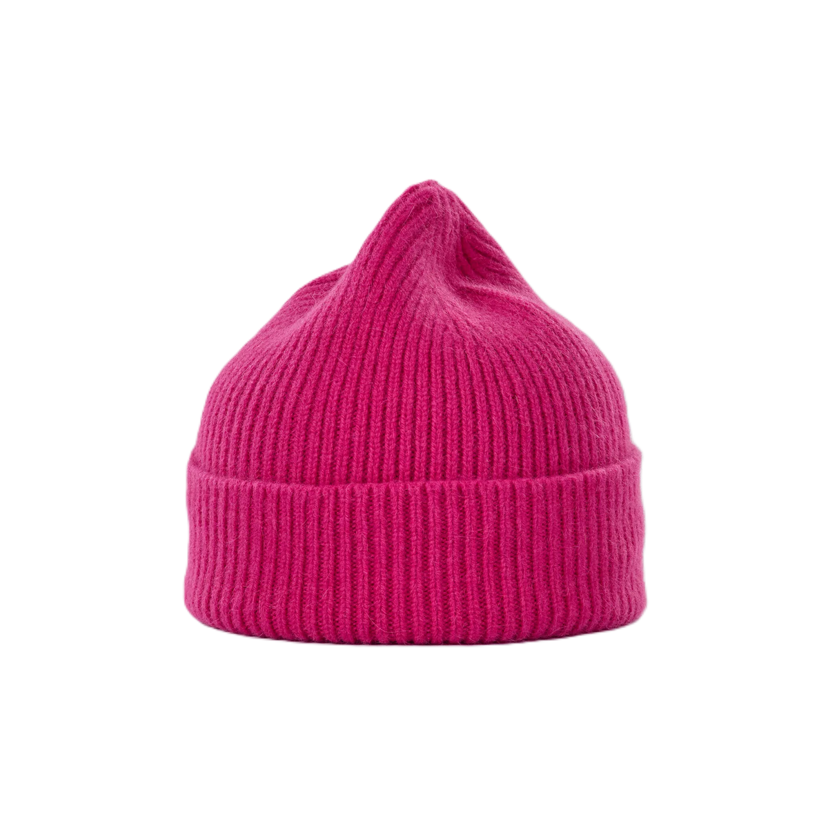 Beanie in der Farbe Lipstick von Le Bonnet bei Frau Rabe im Concept Store Die Halle