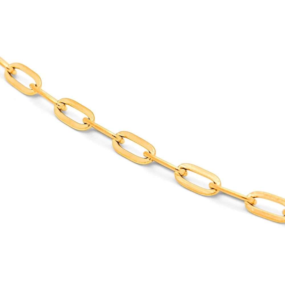 Halskette | Paperclip Gold