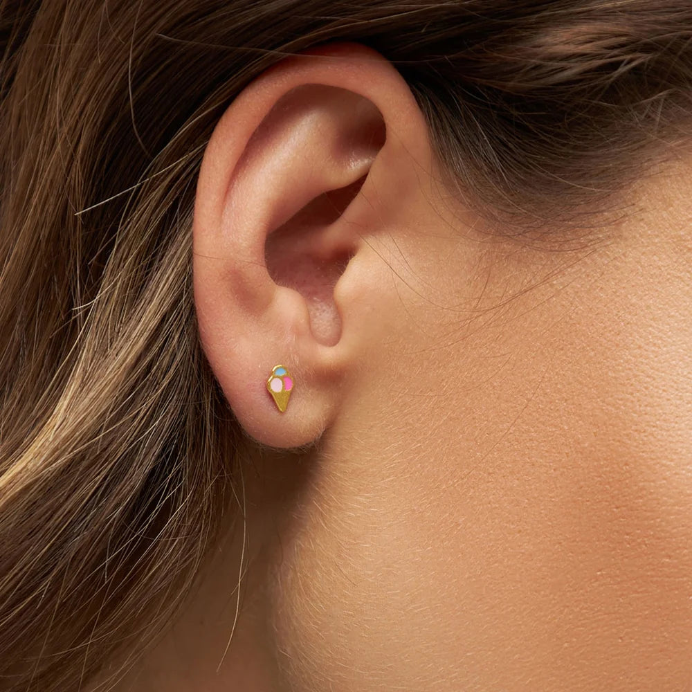 Ohrring Ice Cone | Gold