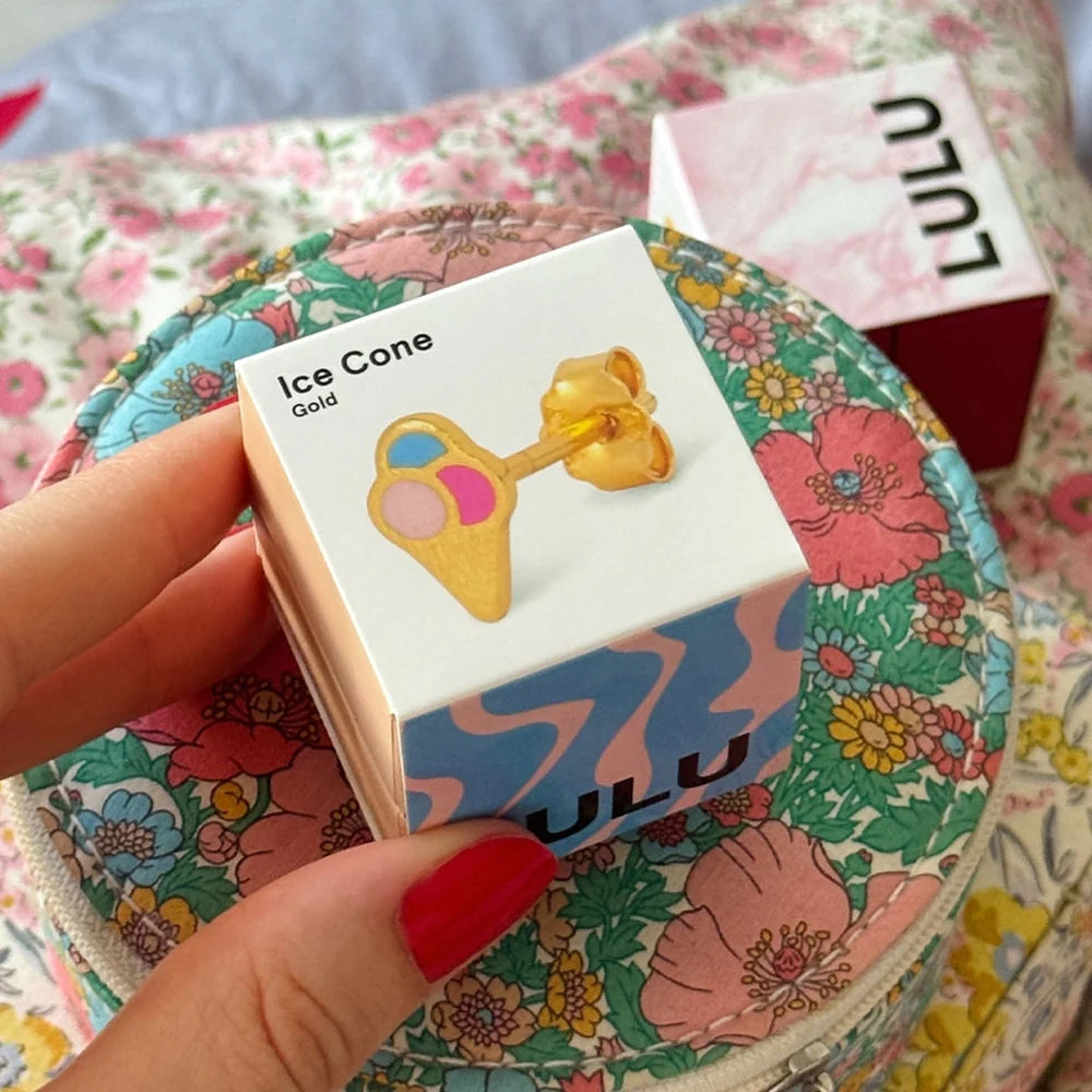 Ohrring Ice Cone | Gold