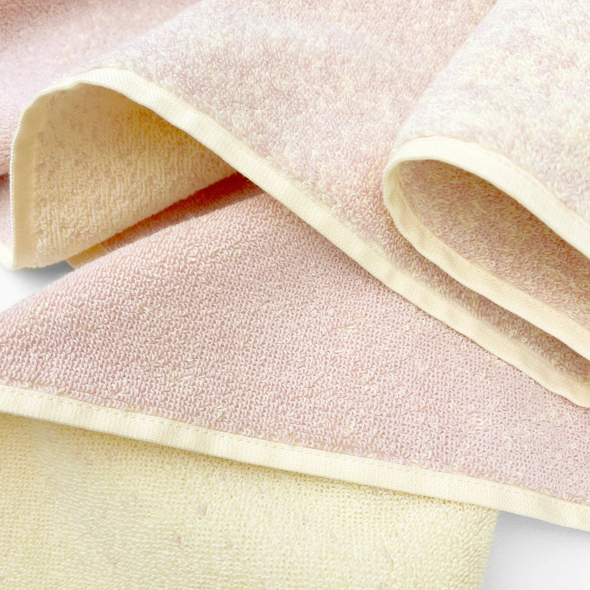 Gästehandtuch Gradient | Rosa & Buttergelb