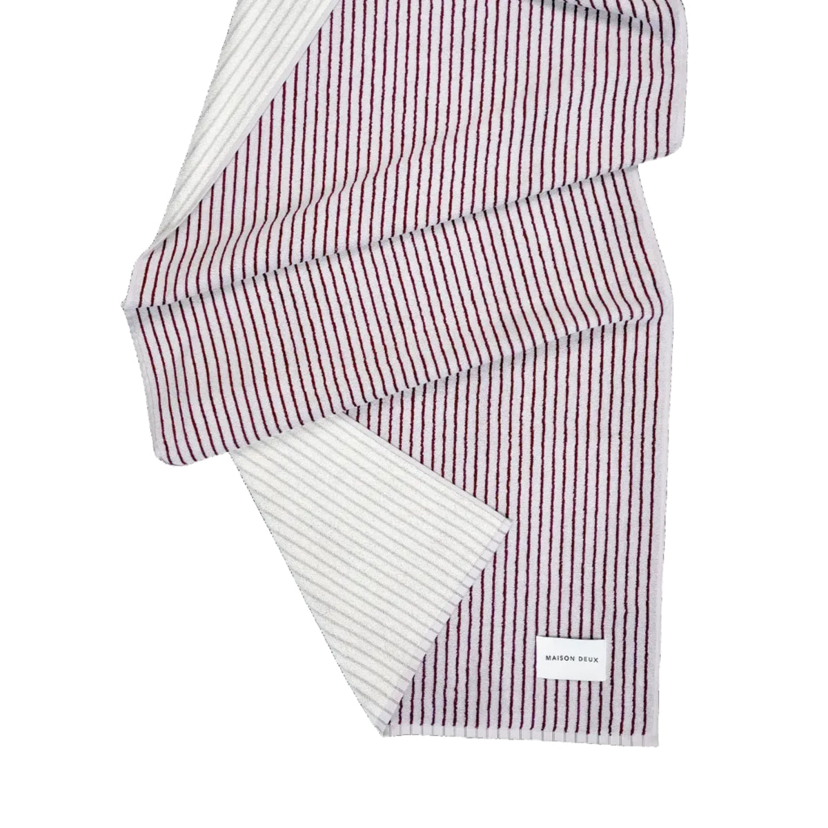 Gästehandtuch Stripes | Lila & Bordeaux