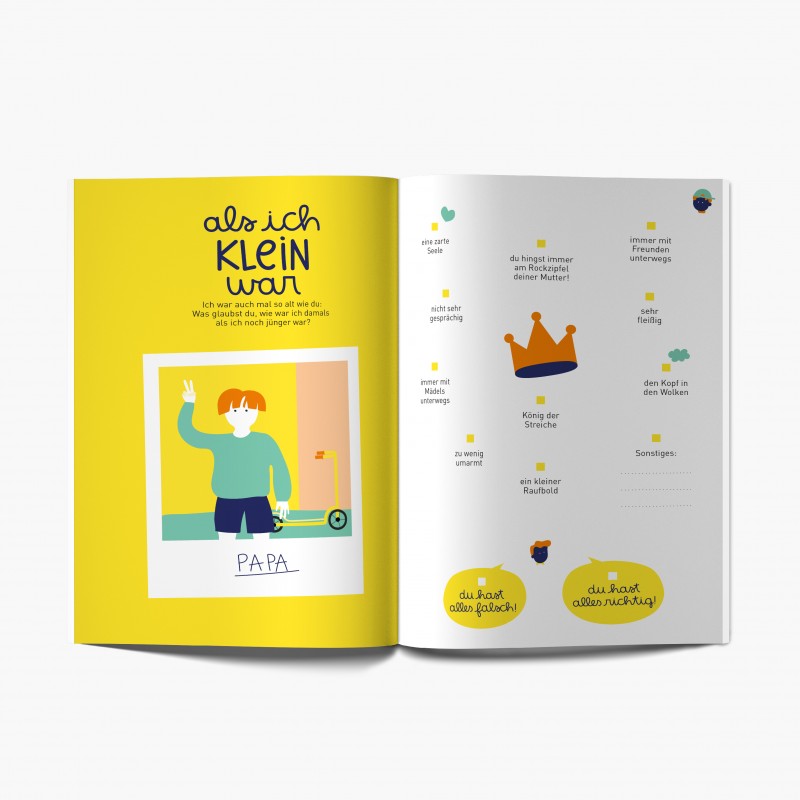 Buch zum Ausfüllen | Wie der Vater, so der Sohn?