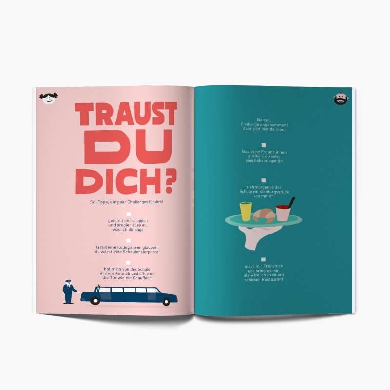 Buch zum Ausfüllen | Wie der Vater, so die Tochter?
