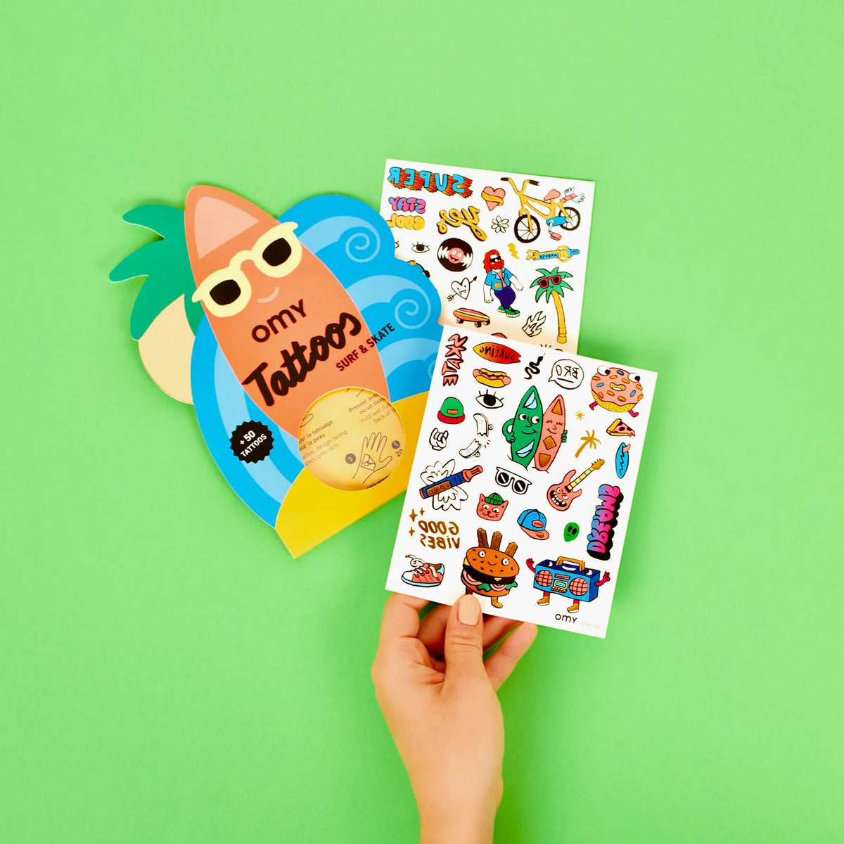 Kindertattoos | Surf & Skate