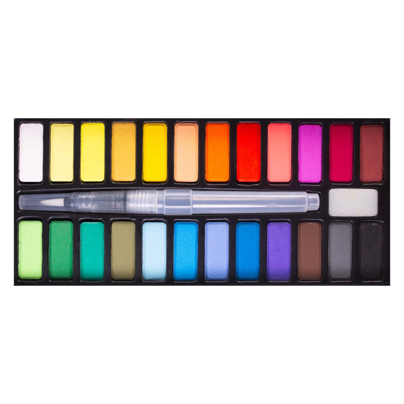 Aquarellfarben | Aquarell-Set mit 24 Farben