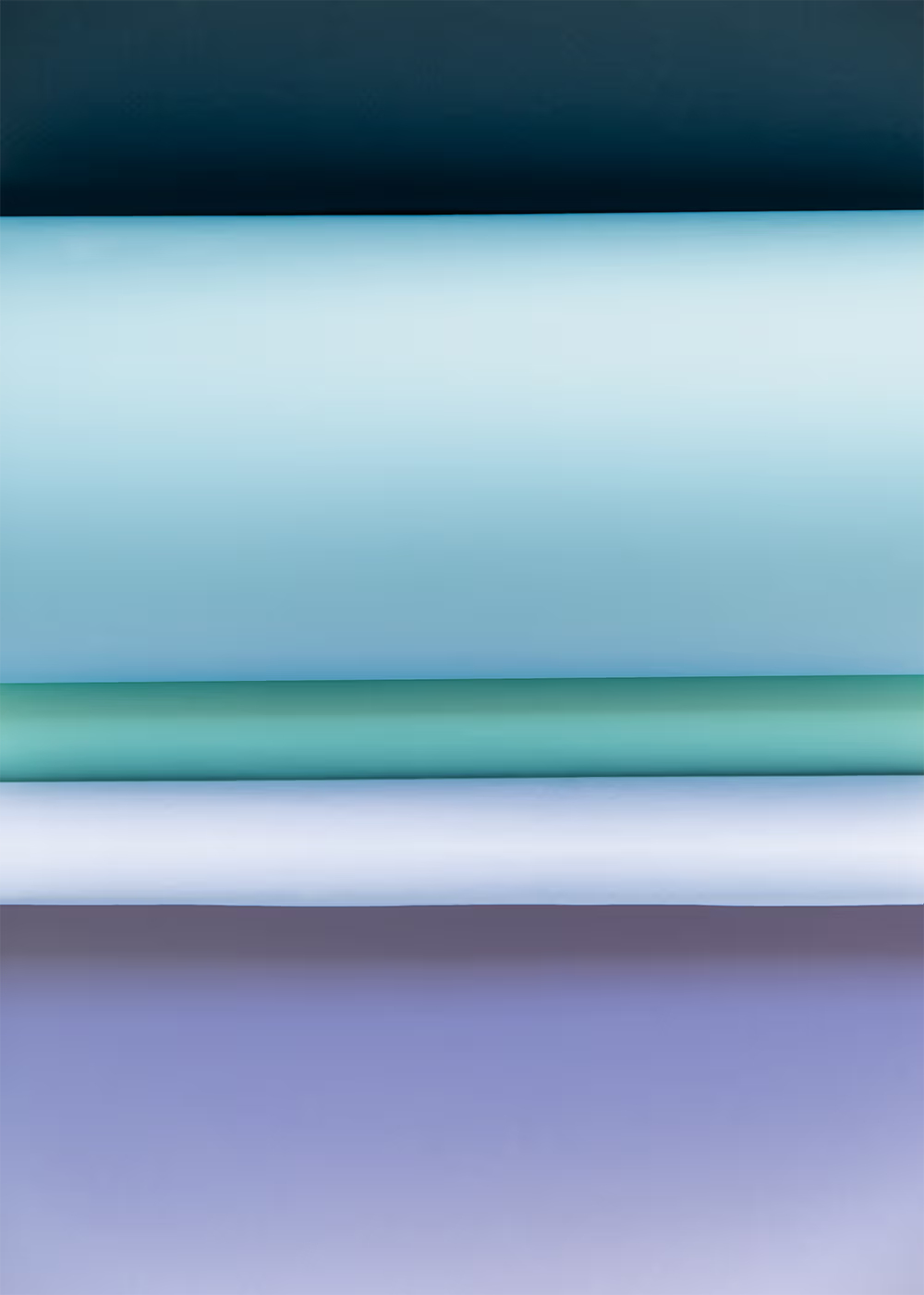 Print Poster | Paper Curves - Cold 03 - 50x70cm