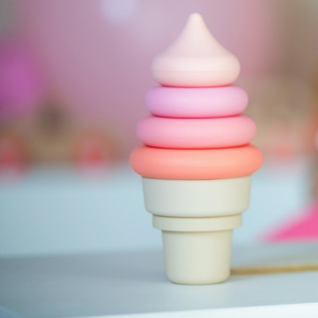 Montessori Stapel‑Eis | Koralle