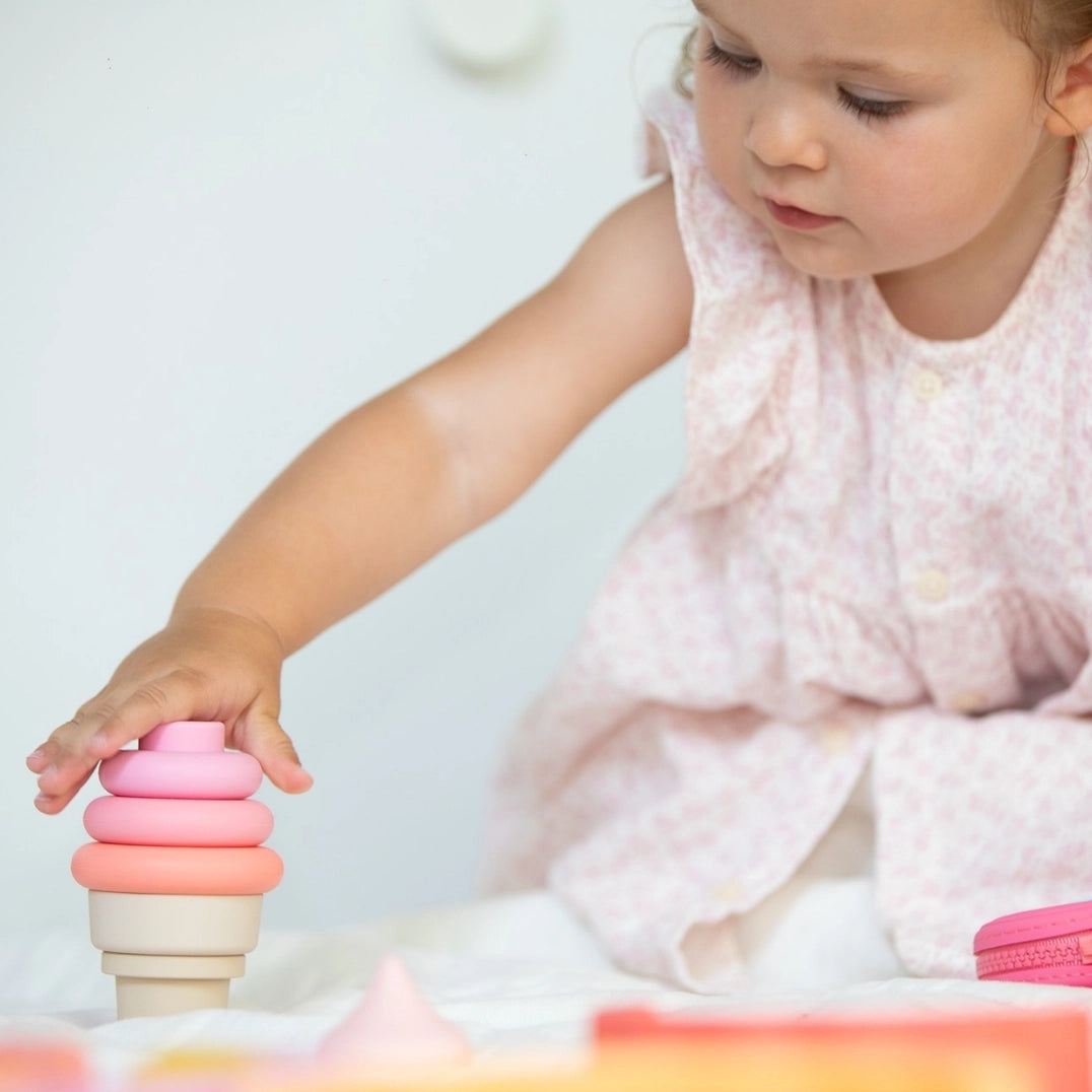 Montessori Stapel‑Eis | Koralle
