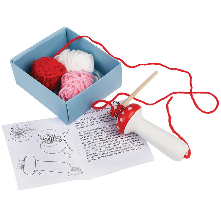 Bastelset | Strickliesel Pilz