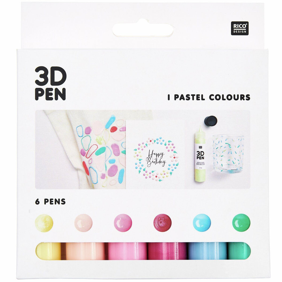 Bastelset | 3D Buntstifte Pastell