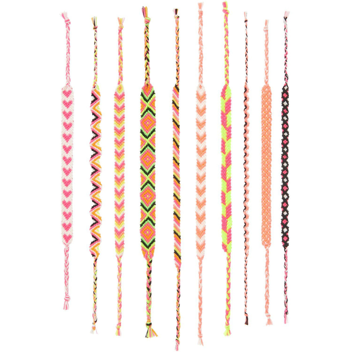 DIY Freundschaftsarmbänder Set | Neon