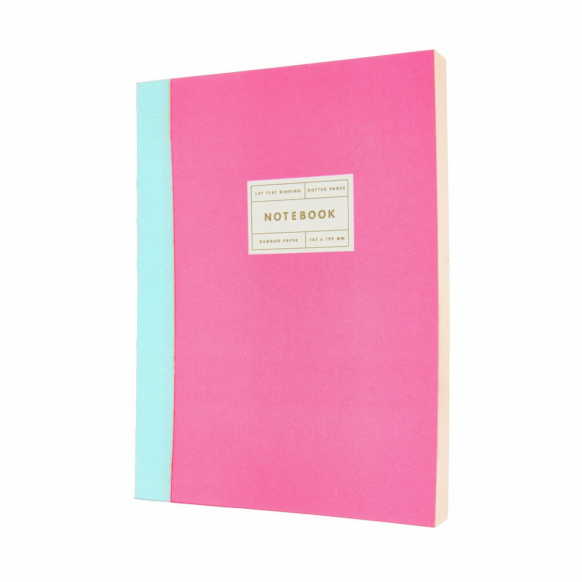 Notizbuch S Goldrand | Neonpink
