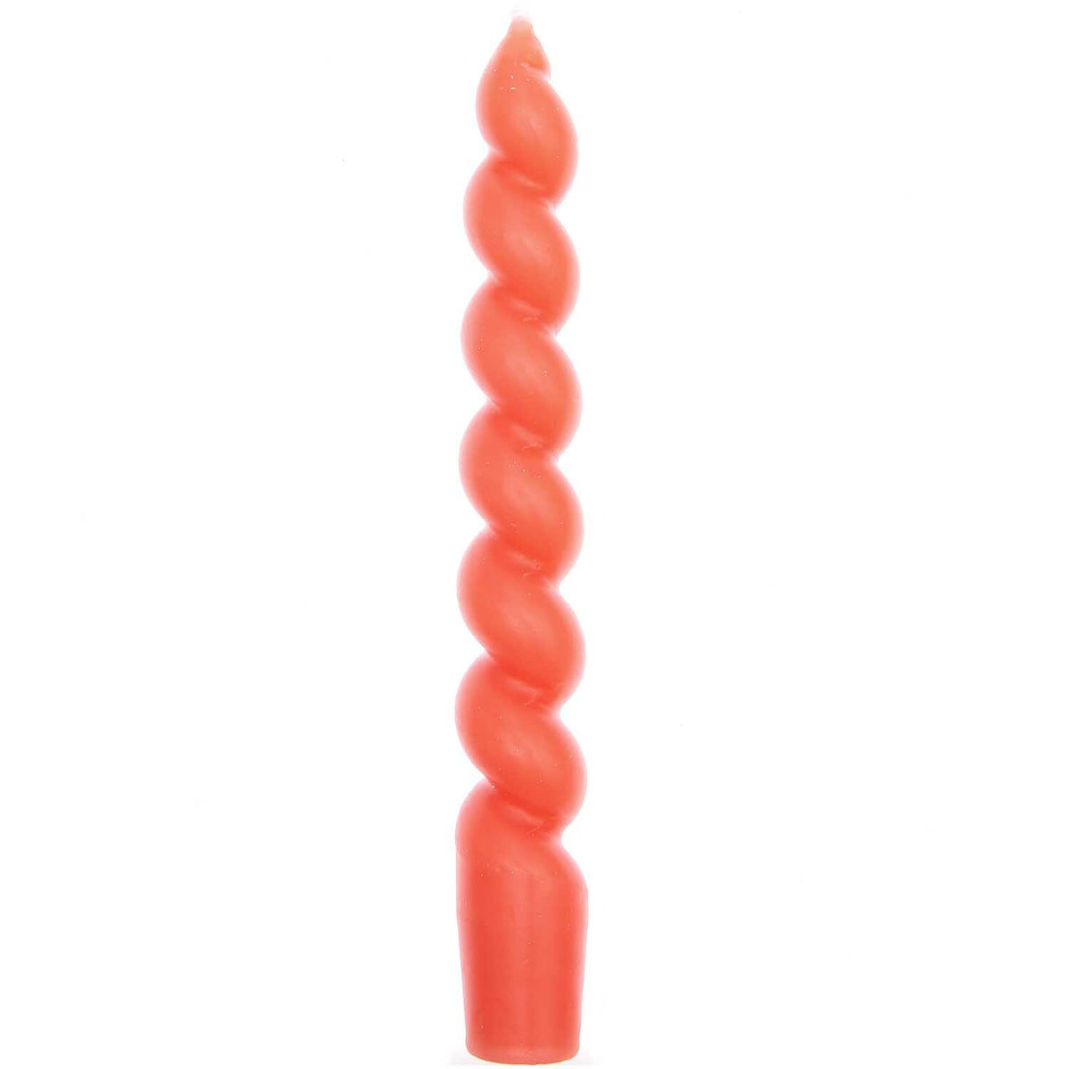 Spiralkerze 18,5cm | Koralle