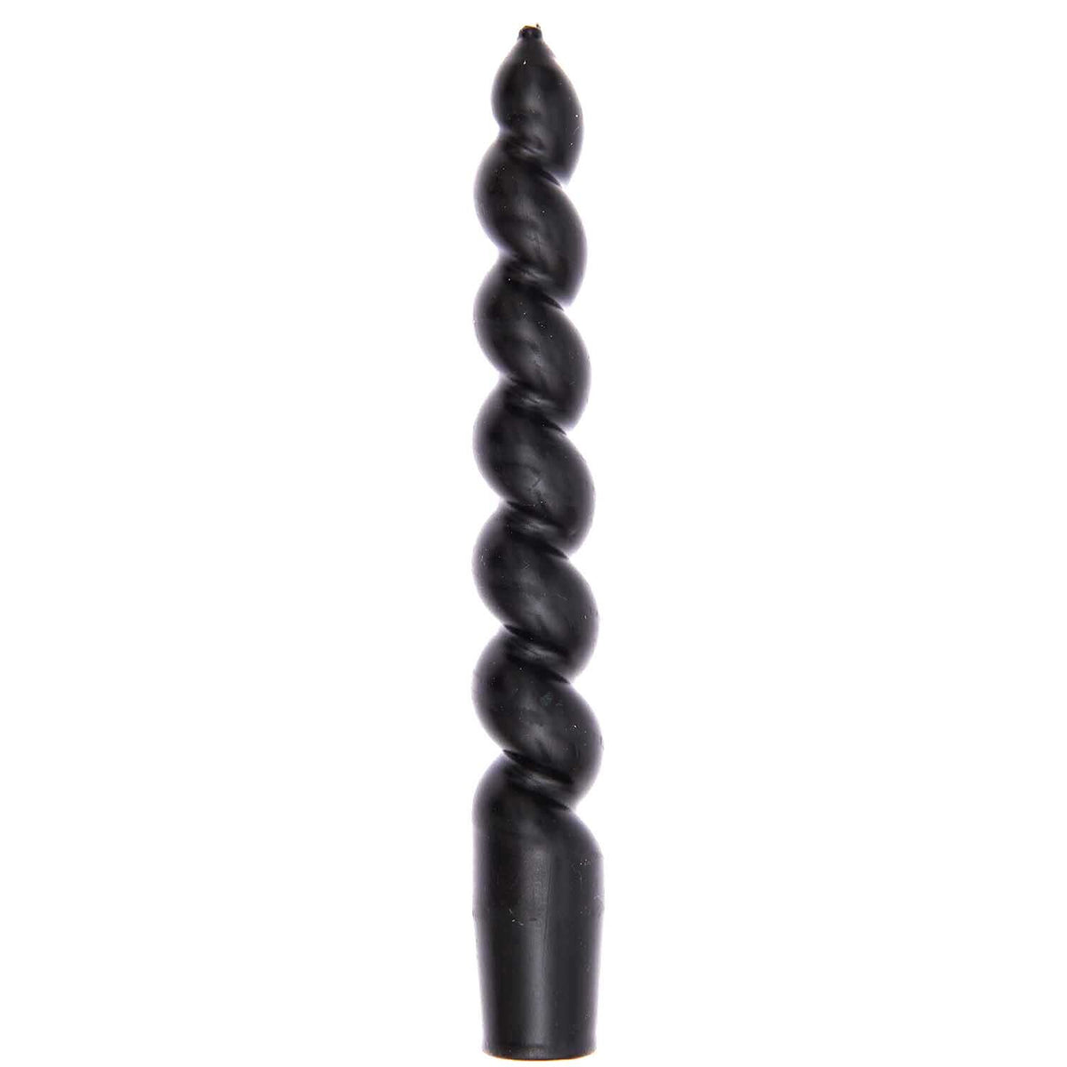 Spiralkerze 18,5cm | Schwarz