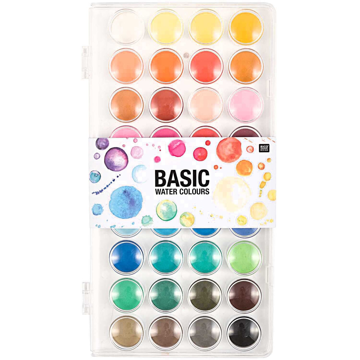 Wasserfarbkasten | 36 Basic Farben